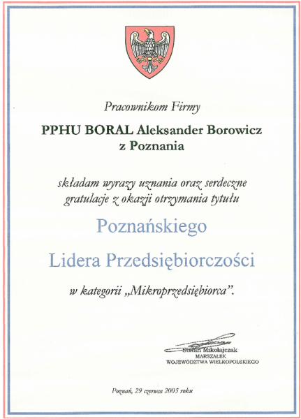 Poznański lider przedsiębiorczości